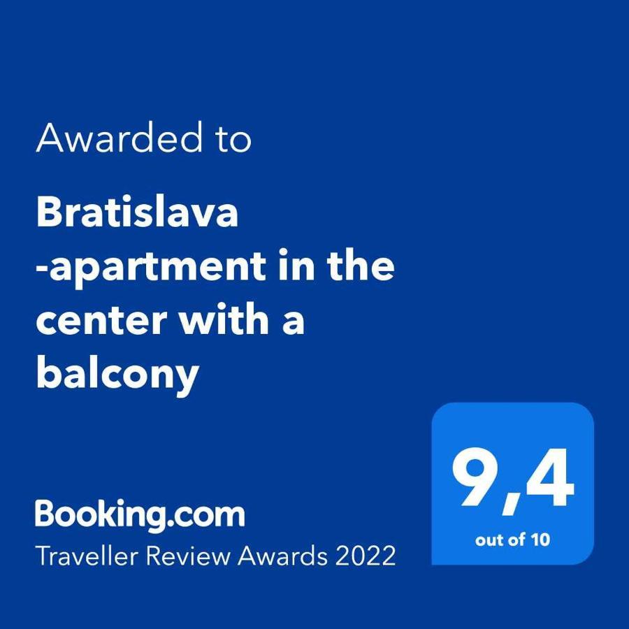 Bratislava -Apartment Near The City Center With A Balcony 외부 사진